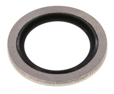 G 1/2" Acero inoxidable/FKM Sello hidráulico 21.5x28.6x2 mm