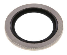 G 1/2" Acero inoxidable/FKM Sello hidráulico 21.5x28.6x2 mm