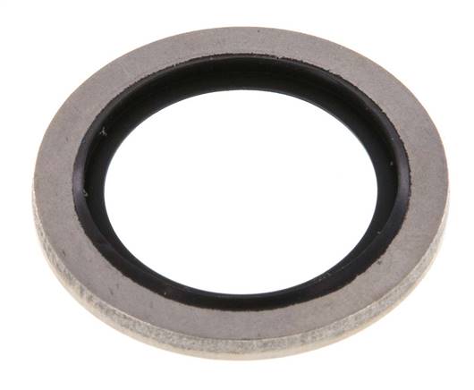 G 1/2" Acero inoxidable/FKM Sello hidráulico 21.5x28.6x2 mm