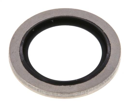 G 1/2" Acero inoxidable/FKM Sello hidráulico 21.5x28.6x2 mm