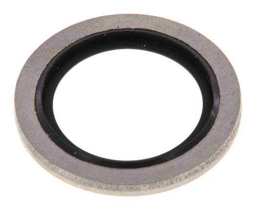 G 1/2" Acero inoxidable/FKM Sello hidráulico 21.5x28.6x2 mm