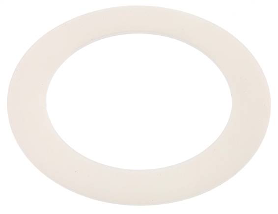 Junta de brida de silicona DN 100 hasta PN 16 con certificación FDA CFR-21