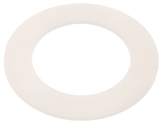 Junta de brida de silicona DN 80 hasta PN 40 con certificación FDA CFR-21