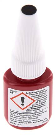 Fijador de roscas Loctite 2701 Verde 5 ml