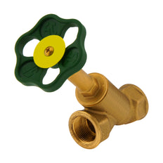 Rp2-1/2'' Latón Válvula De Asiento Inclinado PTFE 10 Bar Agua Potable- AL2BM