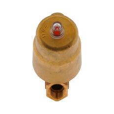 G3'' PTFE/NBR 10bar NO Válvula de asiento inclinado Latón/Alu AL2