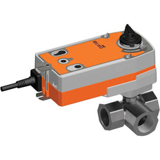 Belimo Válvula De Bola De 3 Vías Rp1-1/2 Kvs47 24VAC/DC Prueba De Fallos NO 75s 2-Punto 20Nm IP54 SPDT R3040-BL4/SRF24A-S2-O