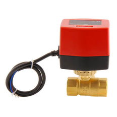 Válvula de bola electrica BW3 3/4'' 3 vías 24V AC 3 puntos