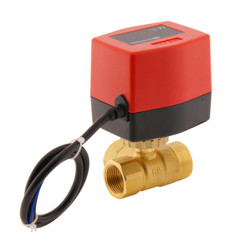 Válvula de bola electrica BW3 3/4'' 3 vías 24V AC 3 puntos
