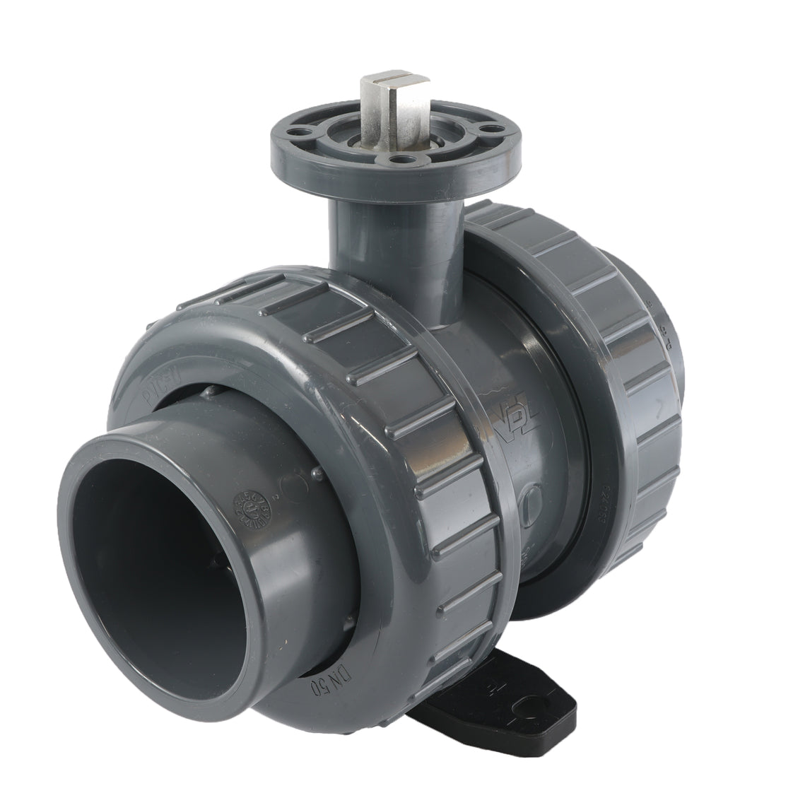 Válvula De Bola PVC De 2 Vías De 63mm ISO-Top Socket - 614 - VDL