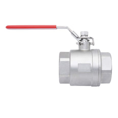 Rp 1/2'' F/F 2 piezas de 2 vías válvula de bola de acero inoxidable 69 bar RTFE - TamesonPRO 1111-012