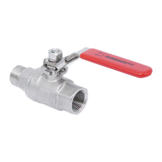 R/Rp 1/4'' 2 piezas de 2 vías válvula de bola de acero inoxidable 69 bar RTFE - TamesonPRO 1112-014