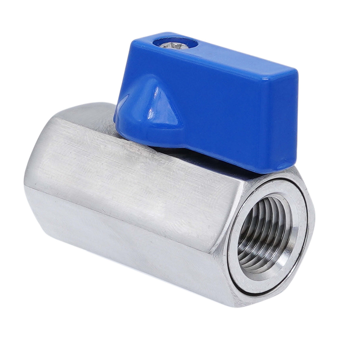 G 3/4'' F/F Válvula De Bola Mini De Acero Inoxidable 69 Bar PTFE - TamesonPRO 1113-034-F