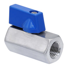 G 1'' F/F Válvula De Bola Mini De Acero Inoxidable 69 Bar PTFE - TamesonPRO 1113-100-F