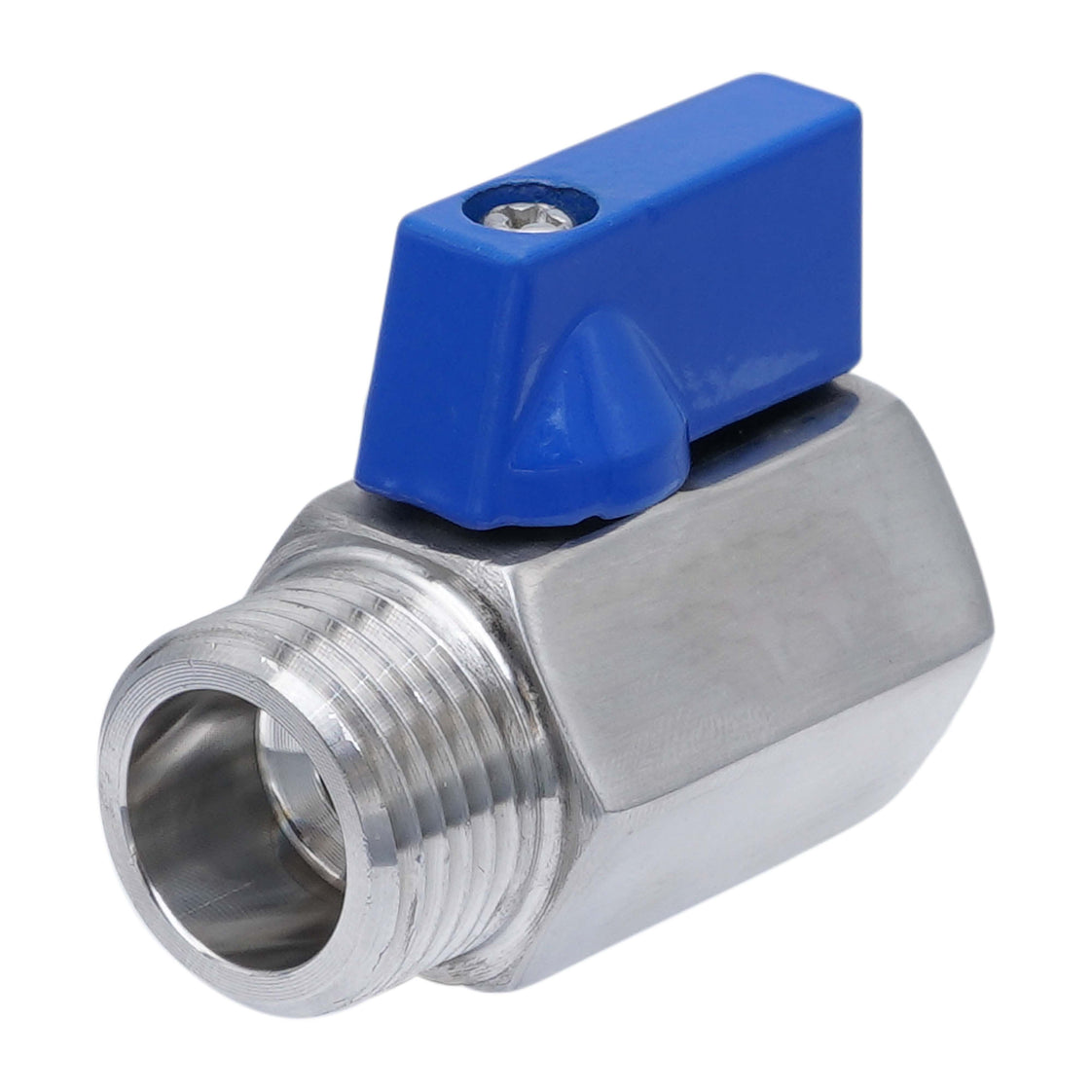 G 1/8'' M/F Válvula De Bola Mini De Acero Inoxidable 69 Bar PTFE - TamesonPRO 1113-018-MF