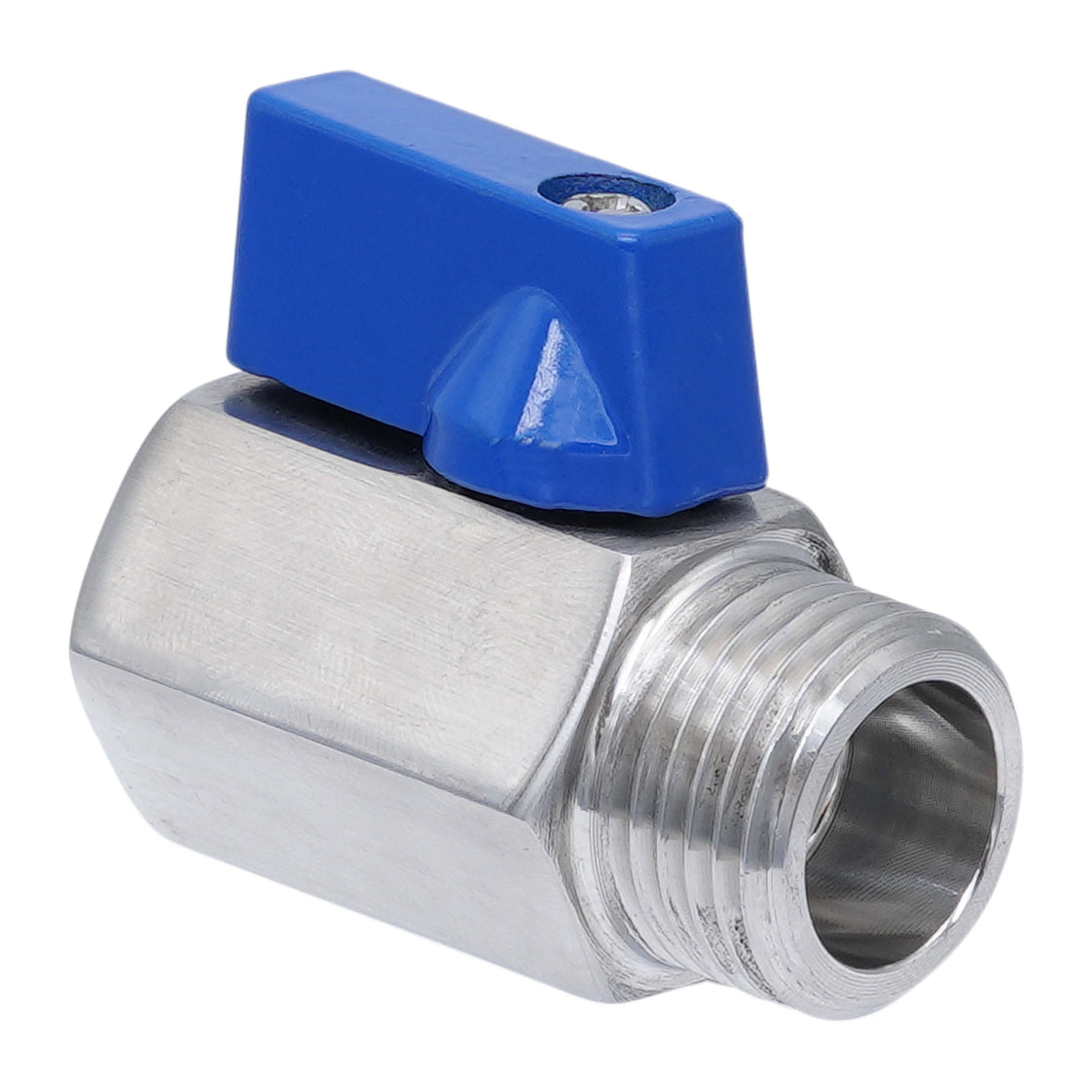 G 1'' M/F Válvula De Bola Mini De Acero Inoxidable 69 Bar PTFE - TamesonPRO 1113-100-MF