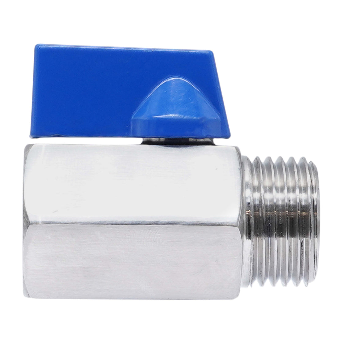 G 1'' M/F Válvula De Bola Mini De Acero Inoxidable 69 Bar PTFE - TamesonPRO 1113-100-MF