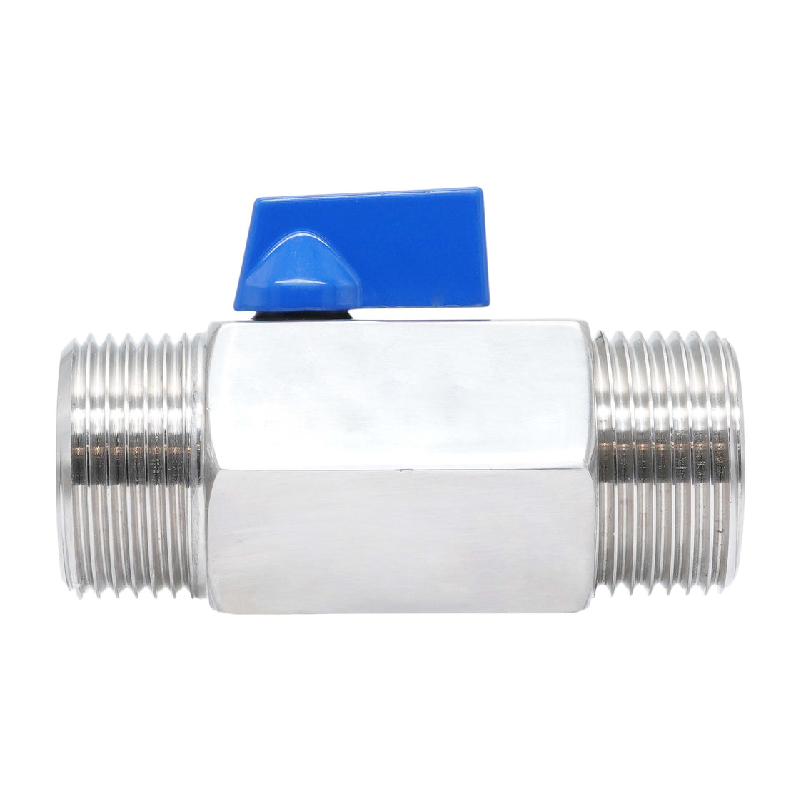 G 3/4'' M/M Válvula De Bola Mini De Acero Inoxidable 69 Bar PTFE - TamesonPRO 1113-034-M