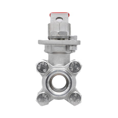 Rp 1/2'' 3 piezas de 2 vías válvula de bola de acero inoxidable 69 bar RTFE ISO-Top F03/F04 - TamesonPRO 1121-012