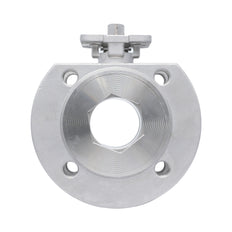 DN25 PN40 1-Pieza 2-Vías Acero Inoxidable Brida Válvula De Bola PTFE ISO-Top F04 - TamesonPRO 1122-025