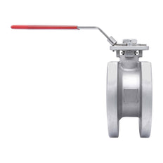 DN20 PN40 1-Pieza 2-Vías Acero Inoxidable Brida Válvula De Bola PTFE ISO-Top F03 - TamesonPRO 1122-020