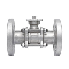 DN15 PN40 Válvula De Bola Flangeada De Acero Inoxidable De 3 Piezas De 2 Vías PTFE ISO-Top F03/F04 - TamesonPRO 1124-015