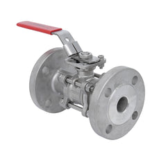 DN20 PN40 Válvula De Bola Flangeada De Acero Inoxidable De 3 Piezas De 2 Vías PTFE ISO-Top F03/F04 - TamesonPRO 1124-020