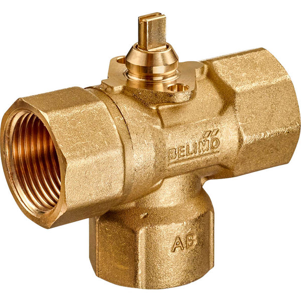 Belimo Válvula De Bola De 3 Vías Rp1 Kvs4 24VAC/DC 75s MP-Bus 1Nm IP40 C325Q-J/CQ24A-MPL