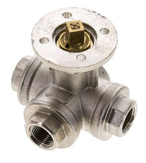 Válvula de bola de 3 vías con puerto en T G3/8'' Latón ISO-Top 40bar - BL3BAT
