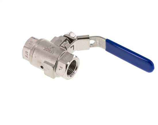 G Válvula de bola de acero inoxidable con ventilación de 1/2 pulgada