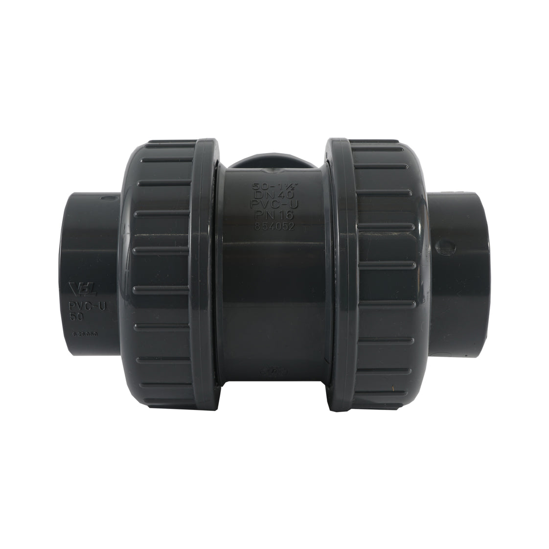 Válvula de bola neumática de PVC de 2 vías y doble efecto de 50 mm - VDL