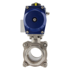 Válvula de bola neumática de 2 vías de acero inoxidable y muelle cerrado G2'' - BL2SA3