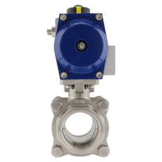 Válvula de bola neumática de 2 vías de acero inoxidable G2-1/2'' abierta por muelle - BL2SA3