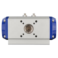 G3'' Válvula De Bola Neumática De Acero Inoxidable De 3 Vías T-port Cerrada Por Resorte - BL3SA