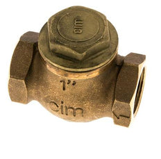 G 1'' Latón Rojo Válvula De Retención De Pistón 20 Bar (290 Psi) Alta Resistencia