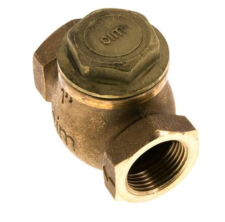 G 1'' Latón Rojo Válvula De Retención De Pistón 20 Bar (290 Psi) Alta Resistencia