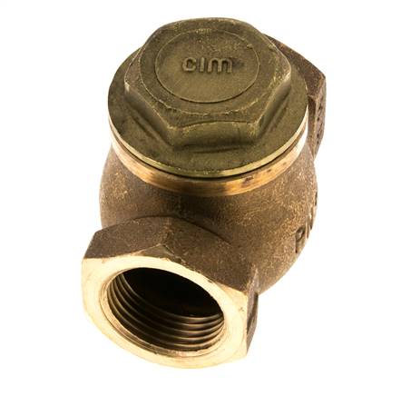 G 1'' Latón Rojo Válvula De Retención De Pistón 20 Bar (290 Psi) Alta Resistencia