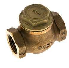 G 1'' Latón Rojo Válvula De Retención De Pistón 20 Bar (290 Psi) Alta Resistencia