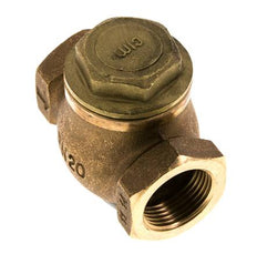 G 1'' Latón Rojo Válvula De Retención De Pistón 20 Bar (290 Psi) Alta Resistencia