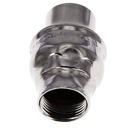 G3/4'' Acero Inoxidable 316 Válvula Antirretorno PTFE 0.03-16bar (0.44-232psi)