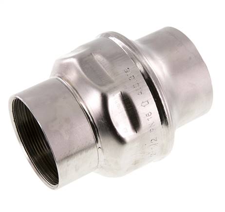G2 1/2'' Acero Inoxidable 316 Válvula Antirretorno FKM 0.03-16bar (0.44-232psi) - NSF ANSI 61
