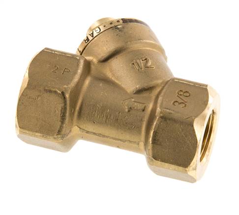 Rp 3/8'' Latón Válvula De Retención Tipo Y 10 Bar (145 Psi) NBR