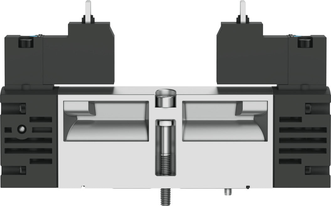 Festo 2x3/2 NO/NC Monostable Válvula Solenoide De Aire Tamaño 26mm ISO 15407-1 900l/min - 547152