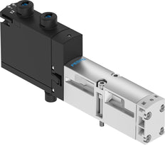Festo 5/3 Válvula Solenoide De Aire Presurizado/Exhausto Tamaño 18mm ISO 15407-2 370l/min - 8040110