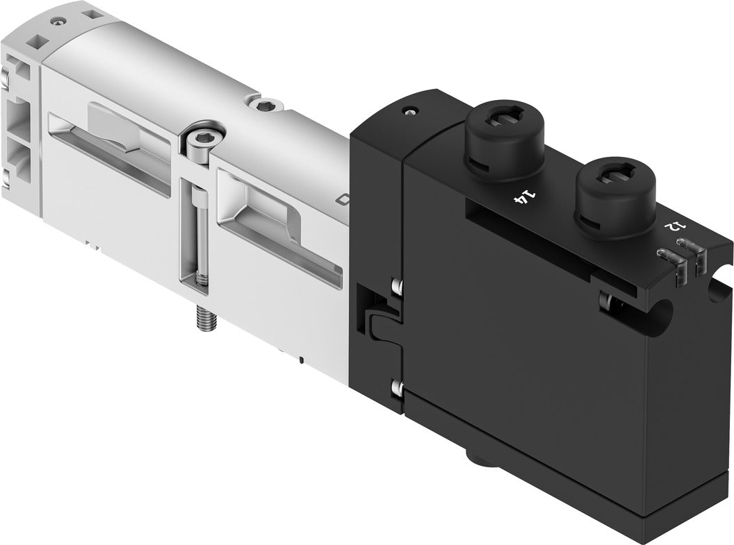 Festo 5/3 Válvula Solenoide De Aire Presurizado/Exhausto Tamaño 18mm ISO 15407-2 370l/min - 8040110
