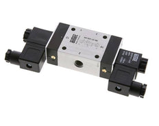 3/2 G1/4'' (G1/8'') Válvula solenoide biestable piloto externo 12V DC 0-10bar/0-140psi Airtec