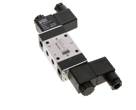 válvula de solenoide biestable 3/2 G1/8'' Piloto externo 24V AC 0-10bar/0-140psi Airtec