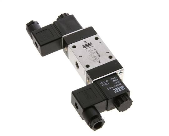 válvula de solenoide biestable 3/2 G1/8'' Piloto externo 24V AC 0-10bar/0-140psi Airtec