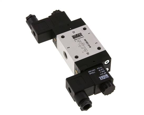 válvula de solenoide biestable 3/2 G1/4'' 24V AC 1.5-10bar/21.0-140psi Airtec