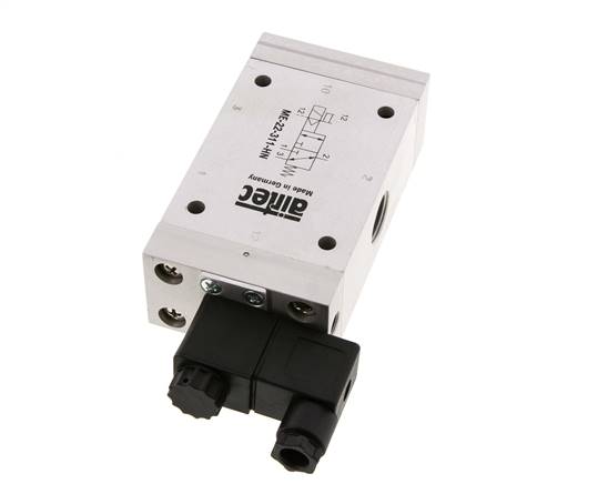 3/2 G1/2'' (G1/8'') Válvula Solenoide Piloto Externo 115V AC 0-10bar/0-140psi Airtec